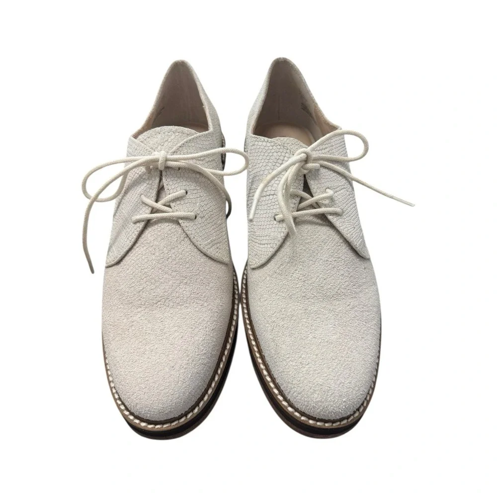 Kelsi Dagger beige suede Oxford shoes men's US‎ 9.5 No Box